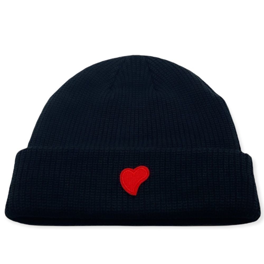 NWT Wool + Pepper Co. Heart Unisex Beanie Hat